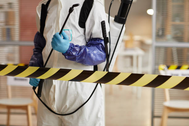 Professional Sewage Cleanup technician working in West Liberty, IA